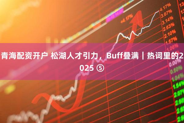 青海配资开户 松湖人才引力，Buff叠满｜热词里的2025 ⑤